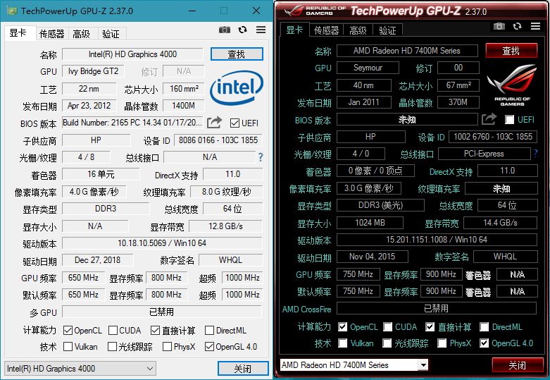 TechPowerUp GPU-Z（显卡检测工具）