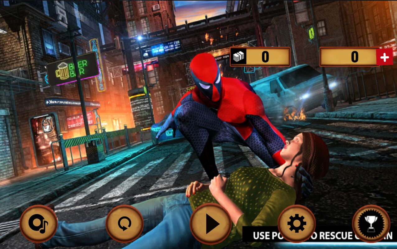 Spider stickman Rope hero(KӢ۟o@ʯ)1.2onƱ؈D1