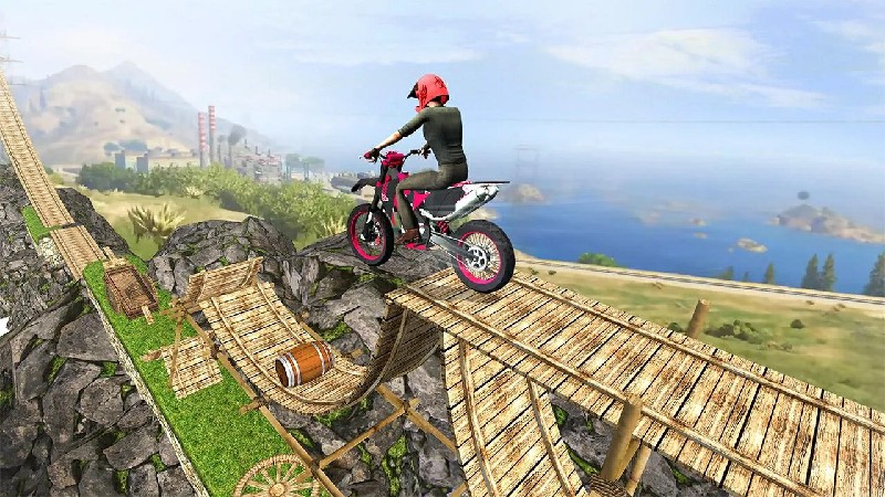 Tricky Bike Trail Stunt(ֵ܇ؼo޽Ű)1.0.11ƽ؈D2