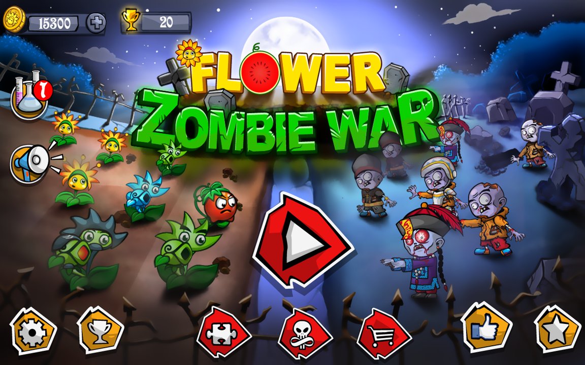 Flower Zombie War(ʬ(zhn)(zhng)ƽ)1.2.4°؈D1