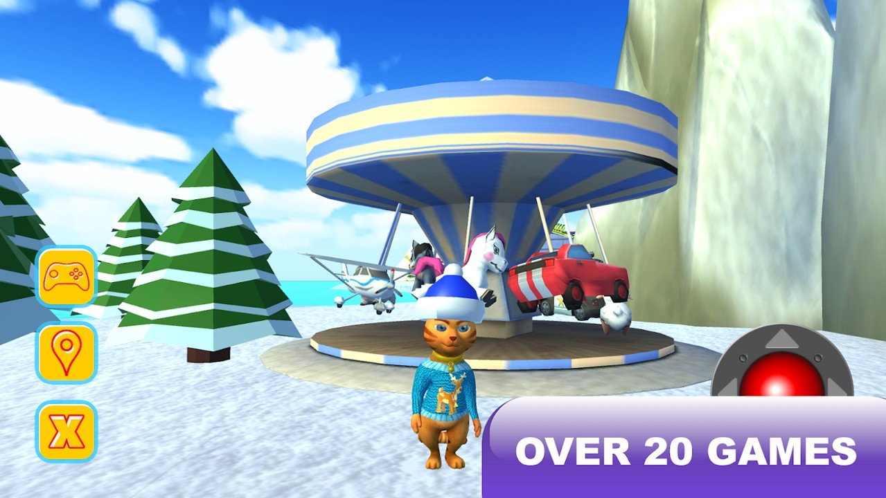 猫主题和游乐园冰游戏下载