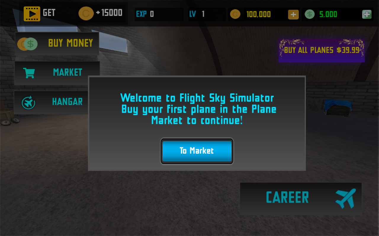 Flight Sky Sim 2021(wģM)1.3.2׿؈D0