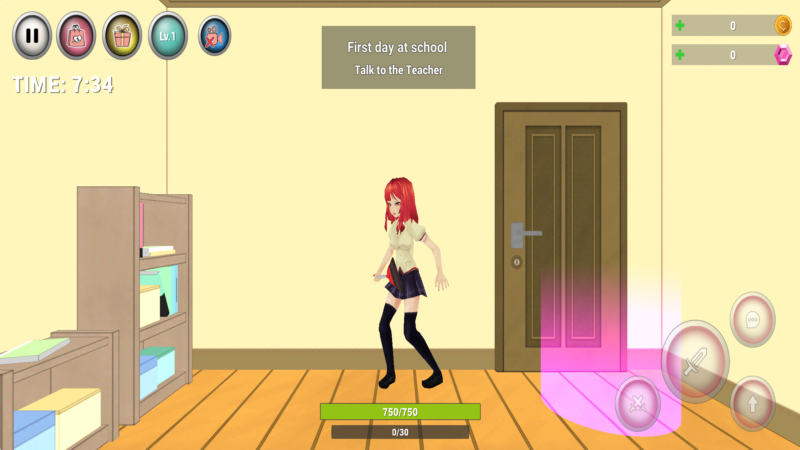 Anime High School Simulator((dng)ģMo؛)3.0.9׿؈D2