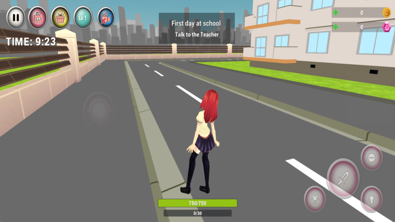 Anime High School Simulator((dng)ģMo؛)3.0.9׿؈D3