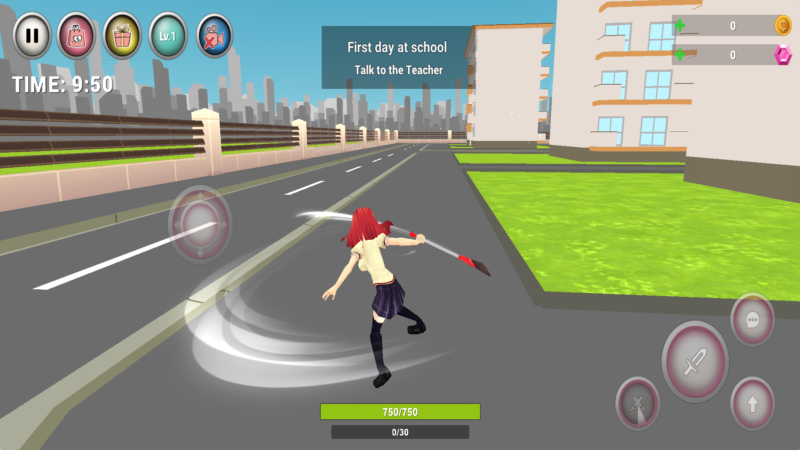 Anime High School Simulator((dng)ģMo؛)3.0.9׿؈D1