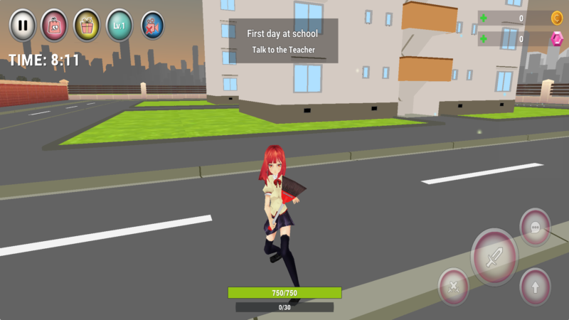 Anime High School Simulator((dng)ģMo؛)3.0.9׿؈D0