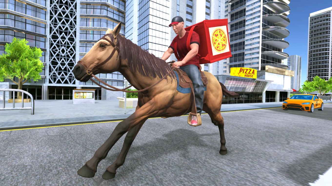 Mounted Horse Pizza Delivery(Ϸ)1.0׿ͼ1