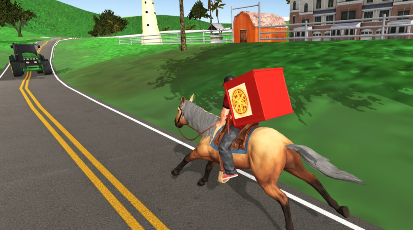 Mounted Horse Pizza Delivery(Ϸ)1.0׿ͼ3