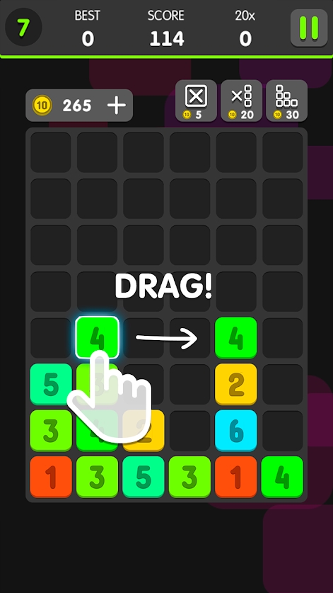 Drag And Merge Puzzle(קϲ(sh)ְ׿)1.0.6汾؈D1