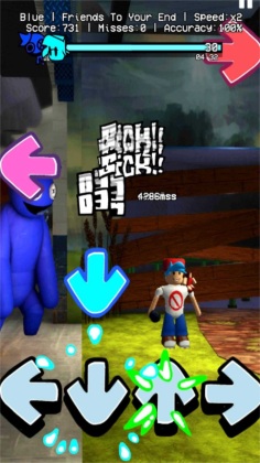 ɫ֮ҹɫv1(FNF vs Rainbow Friends Blue V1)ͼ1