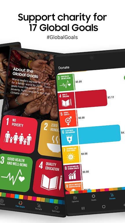 Samsung Global Goals app