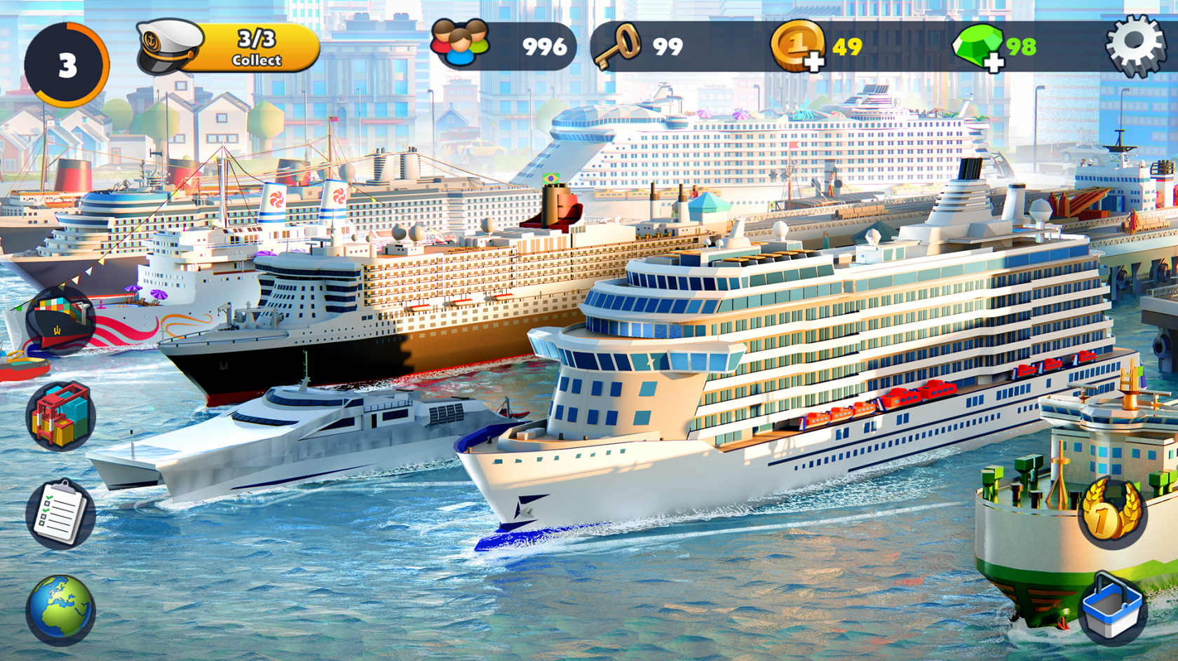 ۴Ǻ˴°(Port City: Ship Tycoon)1.33.0׿ͼ2