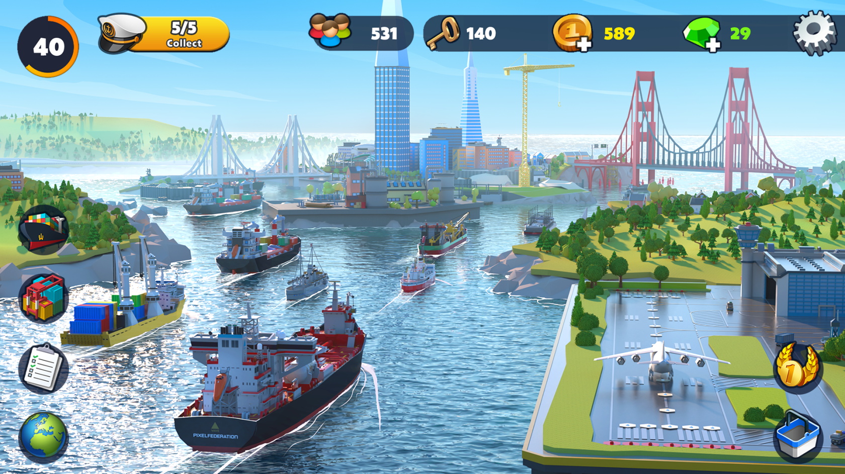 ۴Ǻ˴°(Port City: Ship Tycoon)1.33.0׿ͼ0