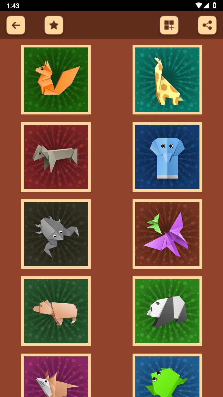 Origami Animals1.8׿؈D1