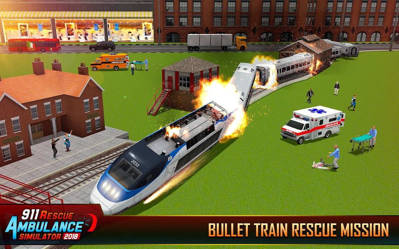 o(h)܇Ԯ{Α(Ambulance Rescue Driving Games)1.1.6°؈D1