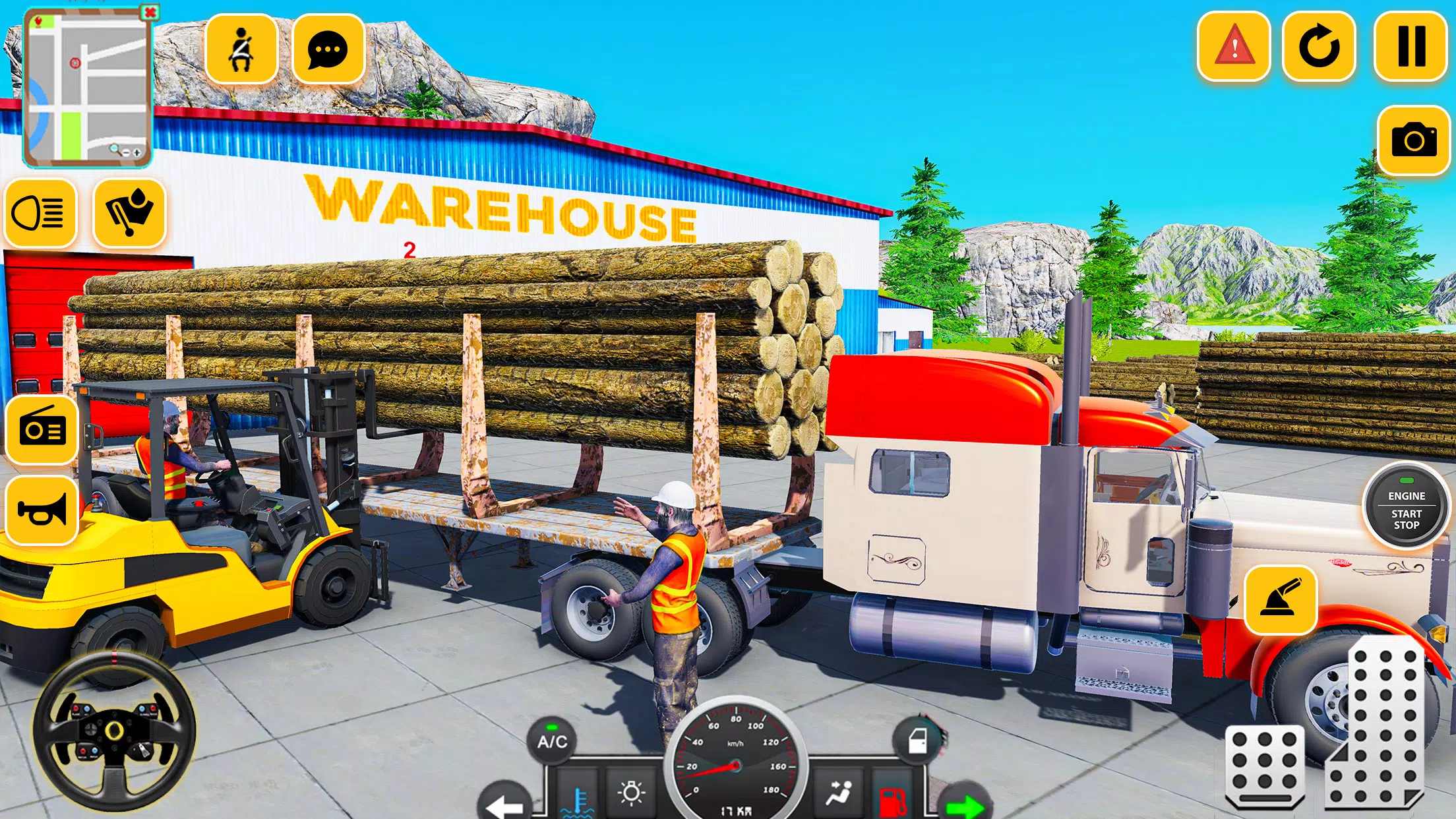 ԭľ؛\(yn)܇°(Log Cargo Transport Truck Game)1.1׿؈D0