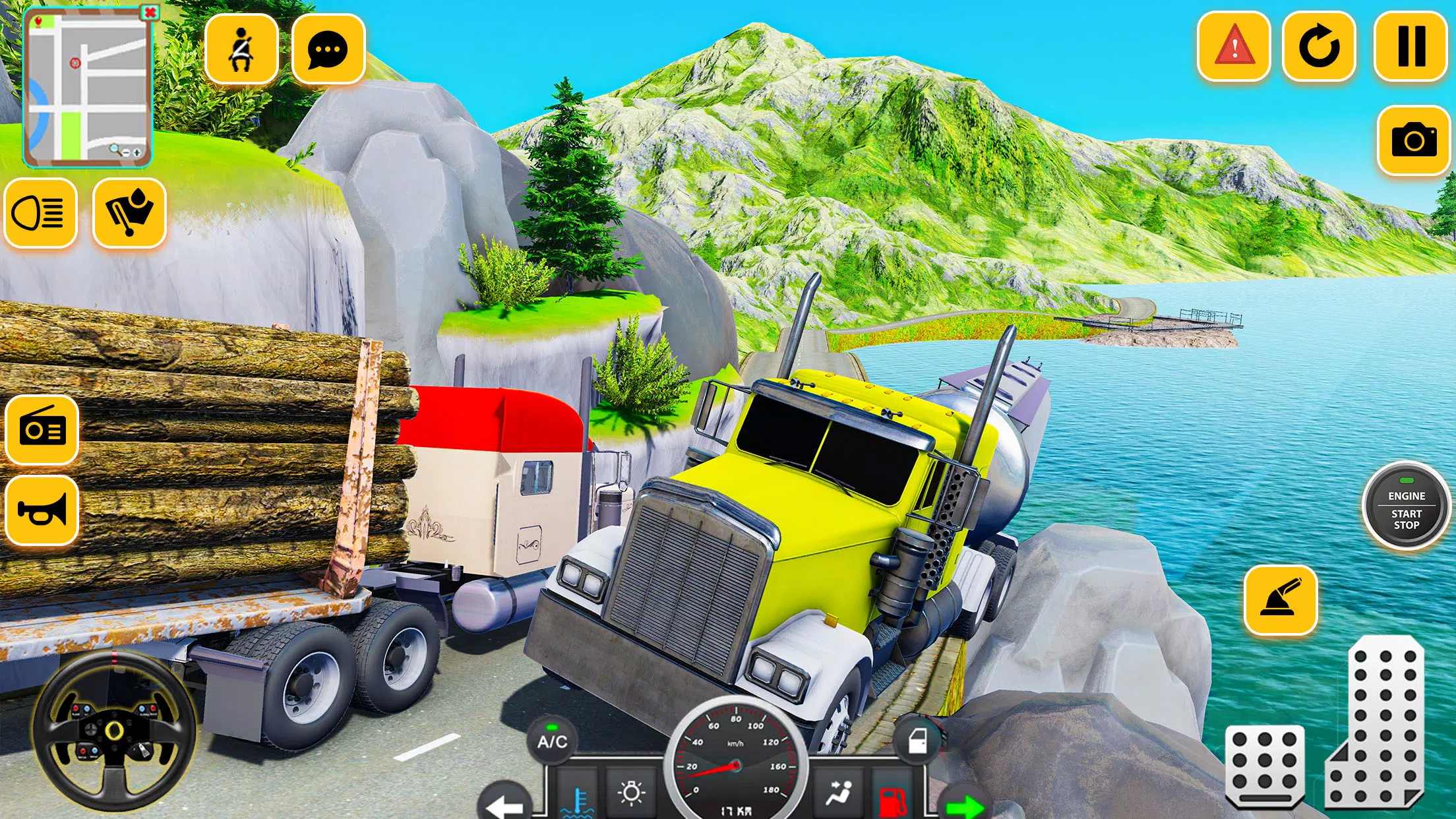 ԭľ؛\(yn)܇°(Log Cargo Transport Truck Game)1.1׿؈D2