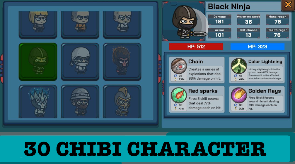 Ҵھ°(Chibi Survivor Online)0.709׿؈D0