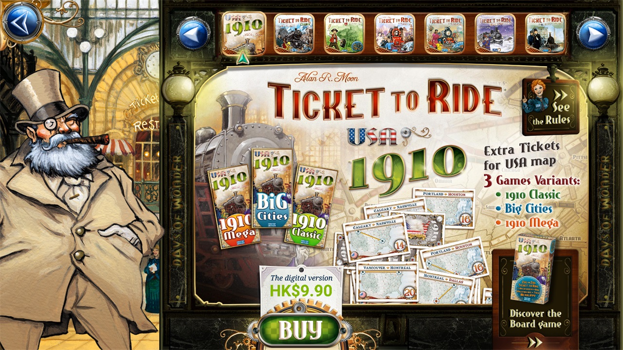 Ʊ֮óֻ(Ticket to Ride)2.7.6-6648-0b1481d7°ͼ3