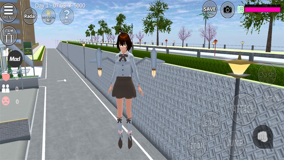 ѻУ@ģMƽo(w)޽(SAKURA SchoolSimulator)1.043.02׿؈D4