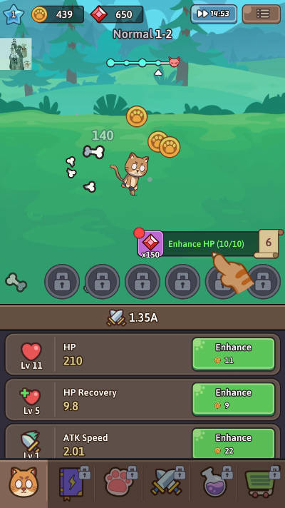 С؈°(Cat Legend Idle RPG War)