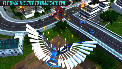 US?Police?Transform?Robot?Car?Cop?Eagle?Game׃ν(zhn)1.1ٷ؈D0