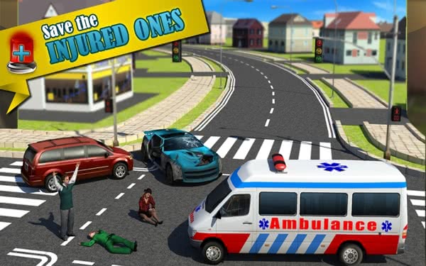 Ambulance Rescue Simulator 3D(o(h)܇(ch)ԮģM)1.5׿؈D1