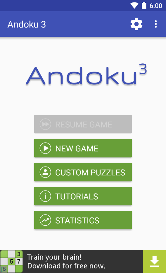 (sh)(d) Sudoku: Andoku 31.6.0 GP׿؈D0