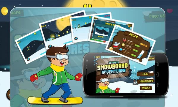 Snowboard Adventures(廬ѩðU Snow Board Adventures)1.9׿؈D2