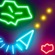 Glow Asteroids(ҹС)1.2׿