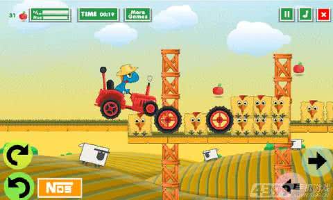 Gizmo Rush Tractor(￨܇(ch)M_ֱײ Gizmo Tractor Race)3.0׿؈D3