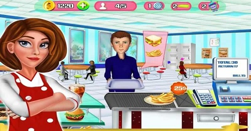 High School Cafe Cashier Girl - Kids Games(УʳôN)1.1؈D0