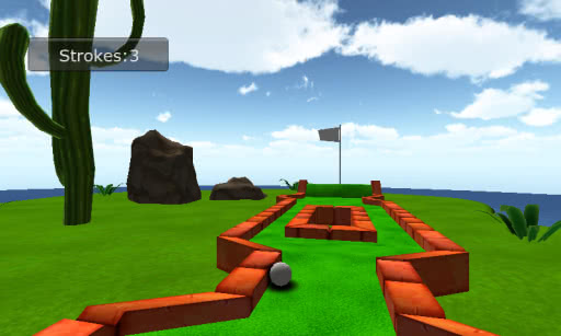 Cartoon Mini Golf 3D(ͨ߶3D)2.1׿ͼ1