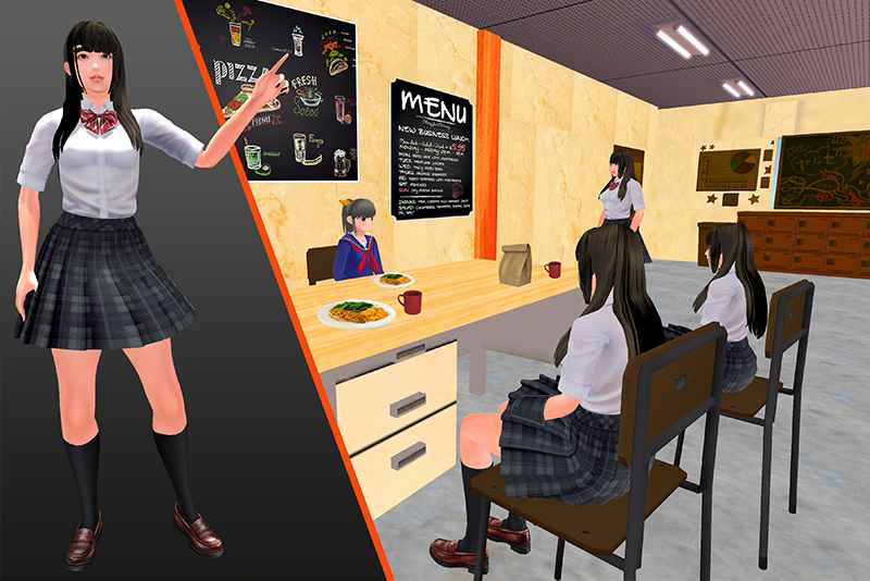 High School Virtual Girl Simulator(̓MŮģM)1.1؈D0