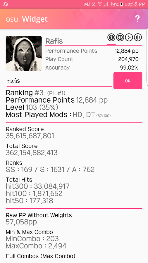 OsuС osu! widget1.2.1׿؈D0