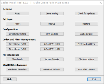 K-Lite Codec Pack Mega(影音解码器)截图0