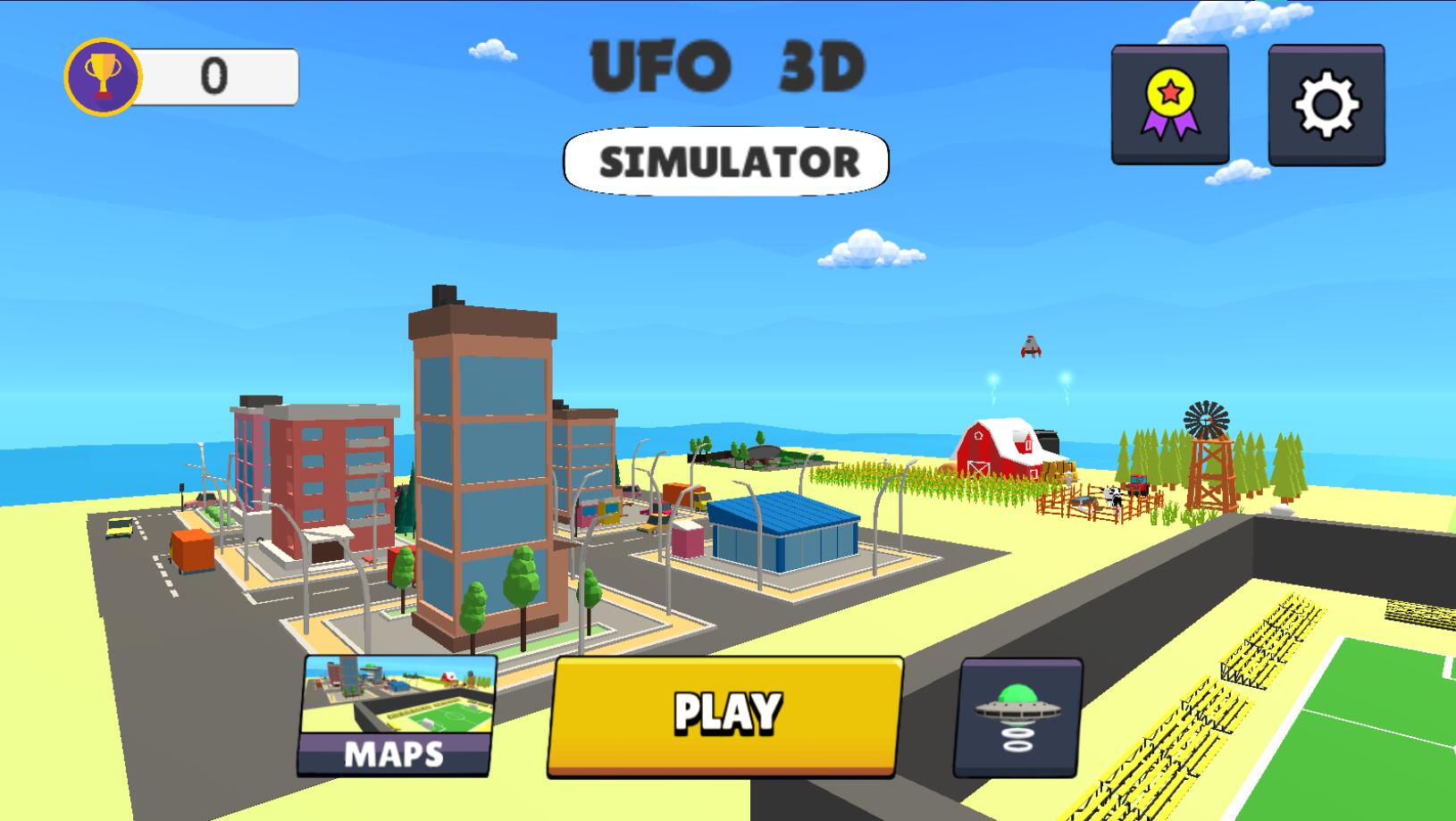 飞碟模拟器3D官方版0.1安卓版截图0