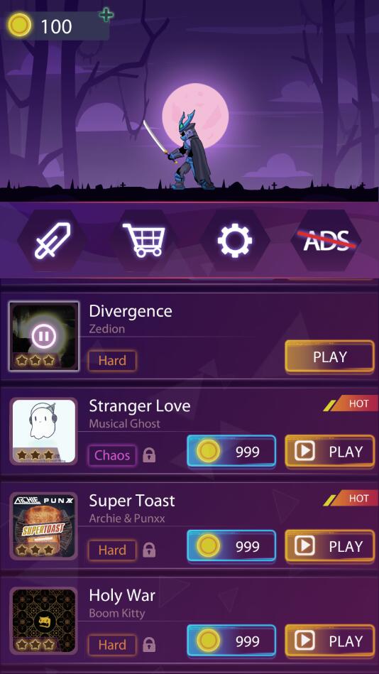 EDM Blade Dancer(EDM刀刃舞者无限金币版)1.0免广告版截图0