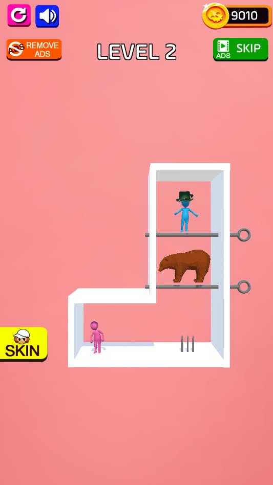 Rescue Boy Pull The Pin(救救男孩)无限金币破解版2.4最新版截图1