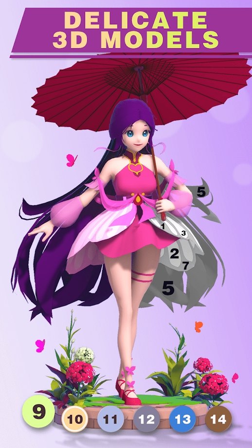 涂色世界3D艺术馆内购破解版1.0.26安卓版截图2