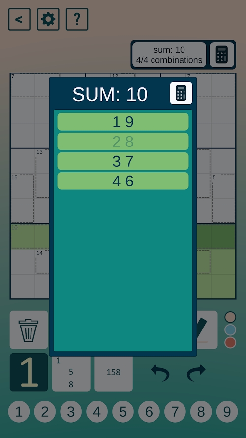 Killer Sudoku(杀死数独官方版)1.02安卓版截图1