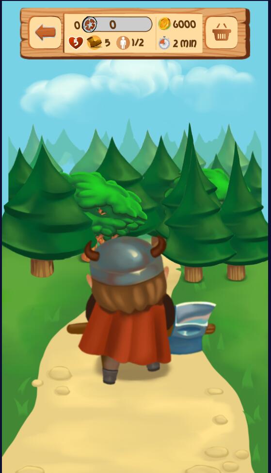 Match 3 games Viking Lumberjack(维京人消除和迷宫)官方版0.49最新版截图1