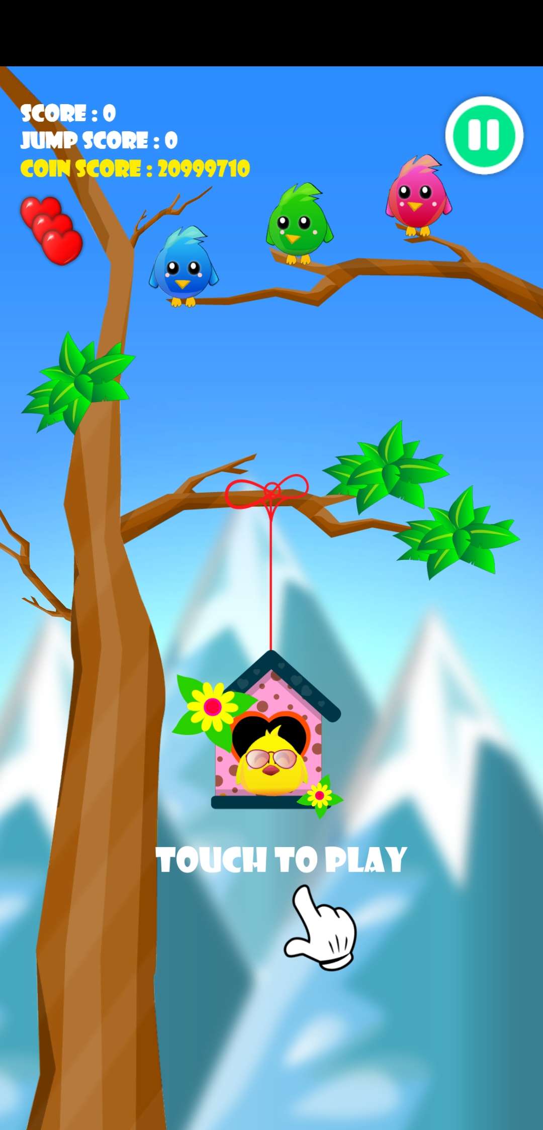 Cute Birds(可爱的小鸟无限金币破解版)5.0.1最新版截图0