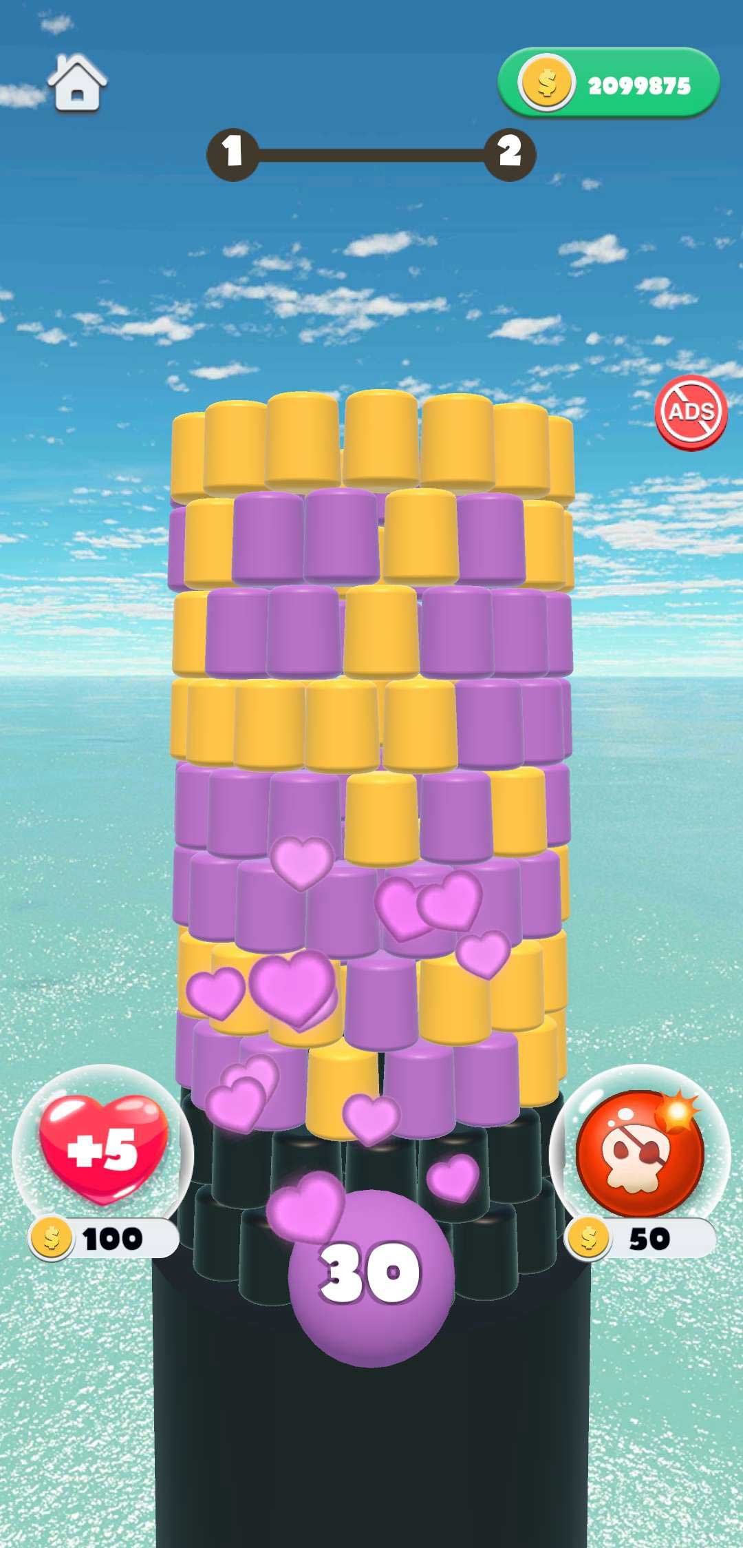 Color Game 3D(彩色塔3D无限金币版)1.9.9最新版截图1