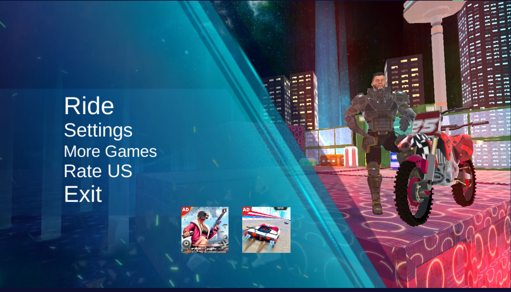 3D Bike Stunt Racing Games��3D���г��ؼ����٣�������1.0�ٷ����ͼ1