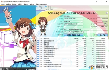 CrystalDiskInfo(硬盘状态检测器)萌妹版截图0