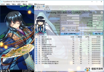 CrystalDiskInfo(硬盘状态检测器)萌妹版截图2