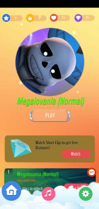 Piano Tiles Sans Megalovania(޸ٿ޻Ұ)ͼ0