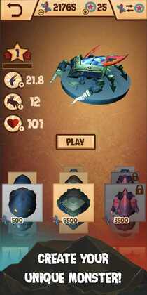 Spore Monsters 3D(进化生存大乱斗无限DNA版)截图1