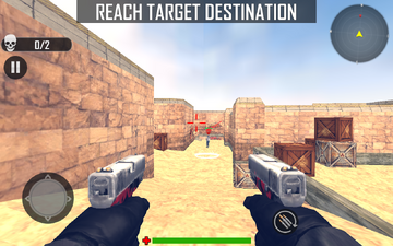 fps ops shooting strike : Offline shooting games(特别行动无限金币版)截图0